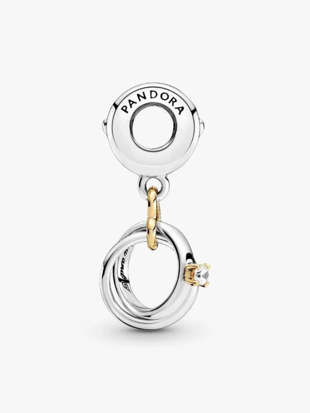 PandoraTwo-tone Wedding Rings Dangle Charm